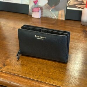Kate Spade Black Bifold Wallet
